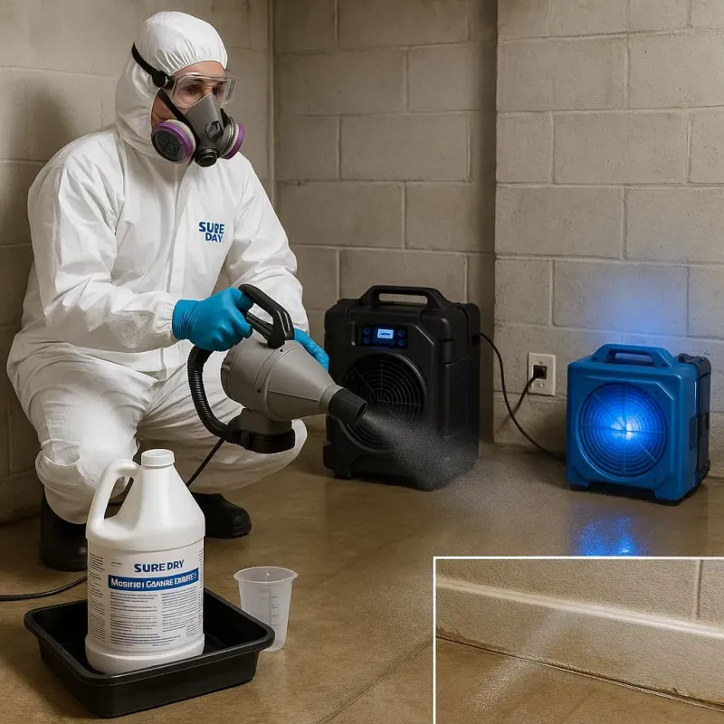 Sanitization and Odor Removal process in Dunnigan, CA